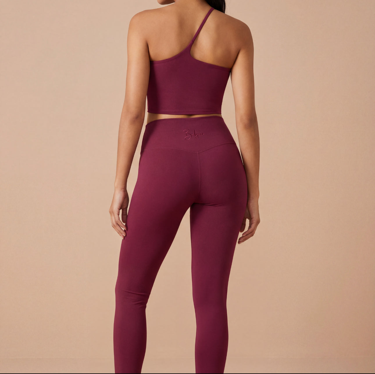 Dark Cherry V Leggings